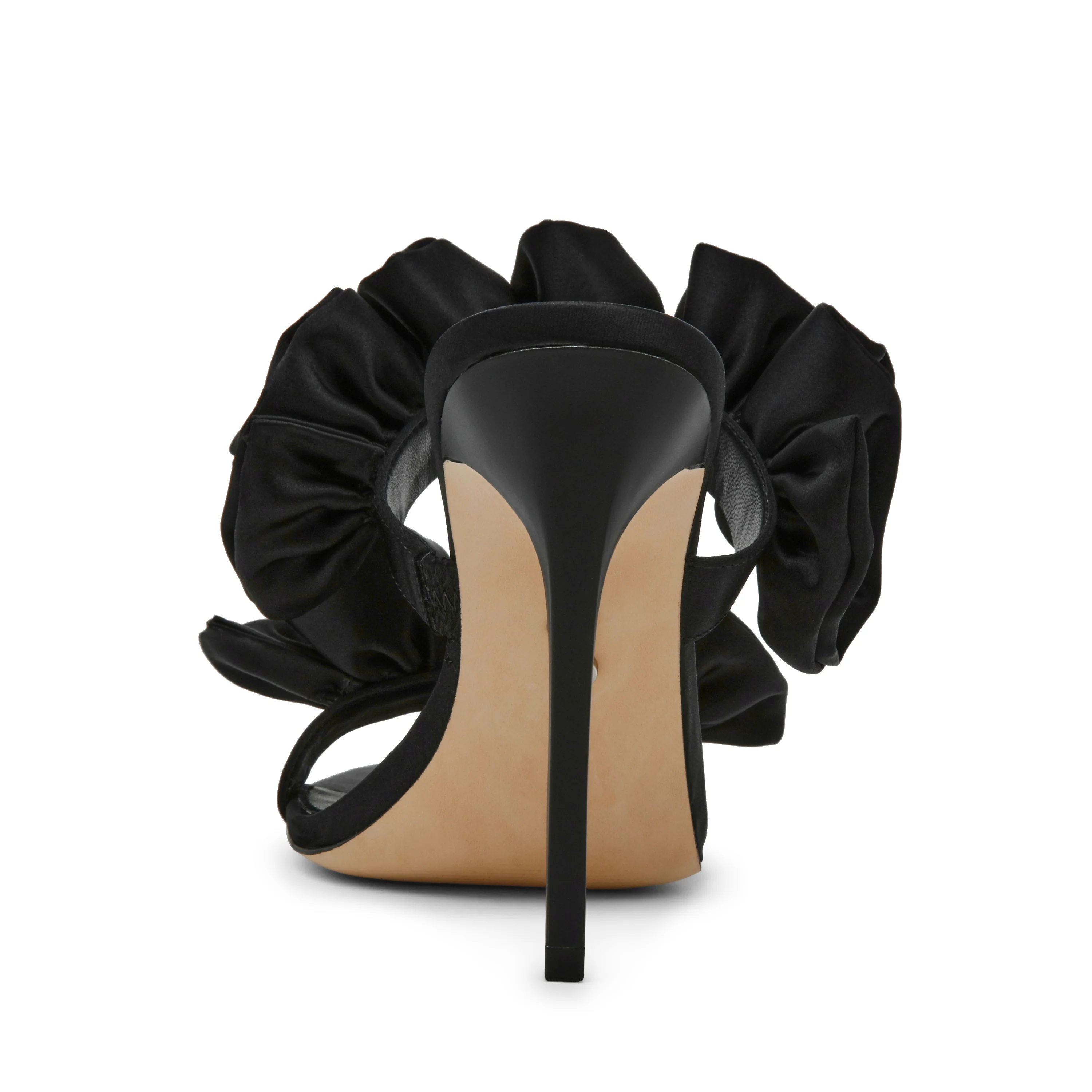 Aalina Sandal BLK SATIN - Image 4