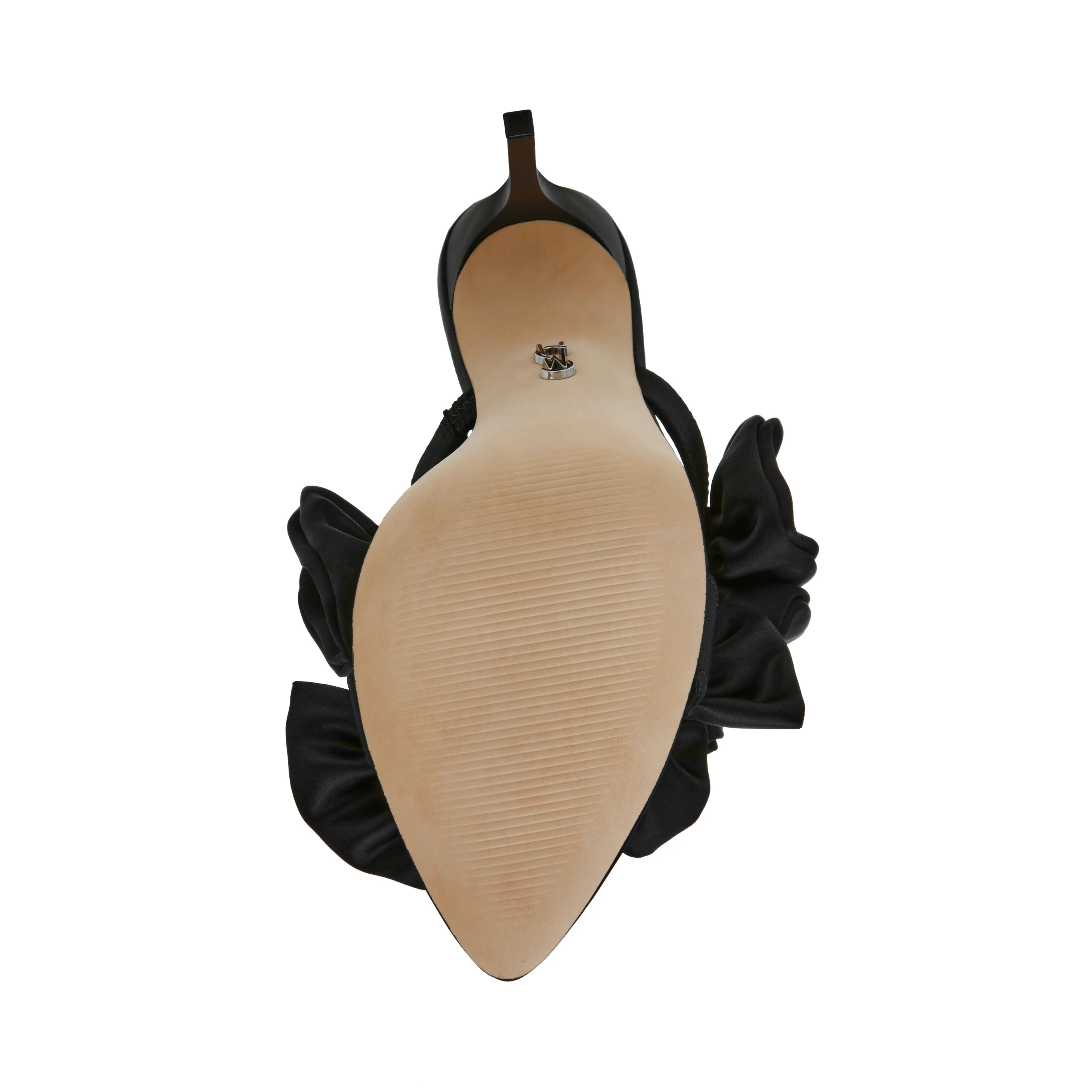 Aalina Sandal BLK SATIN - Image 5