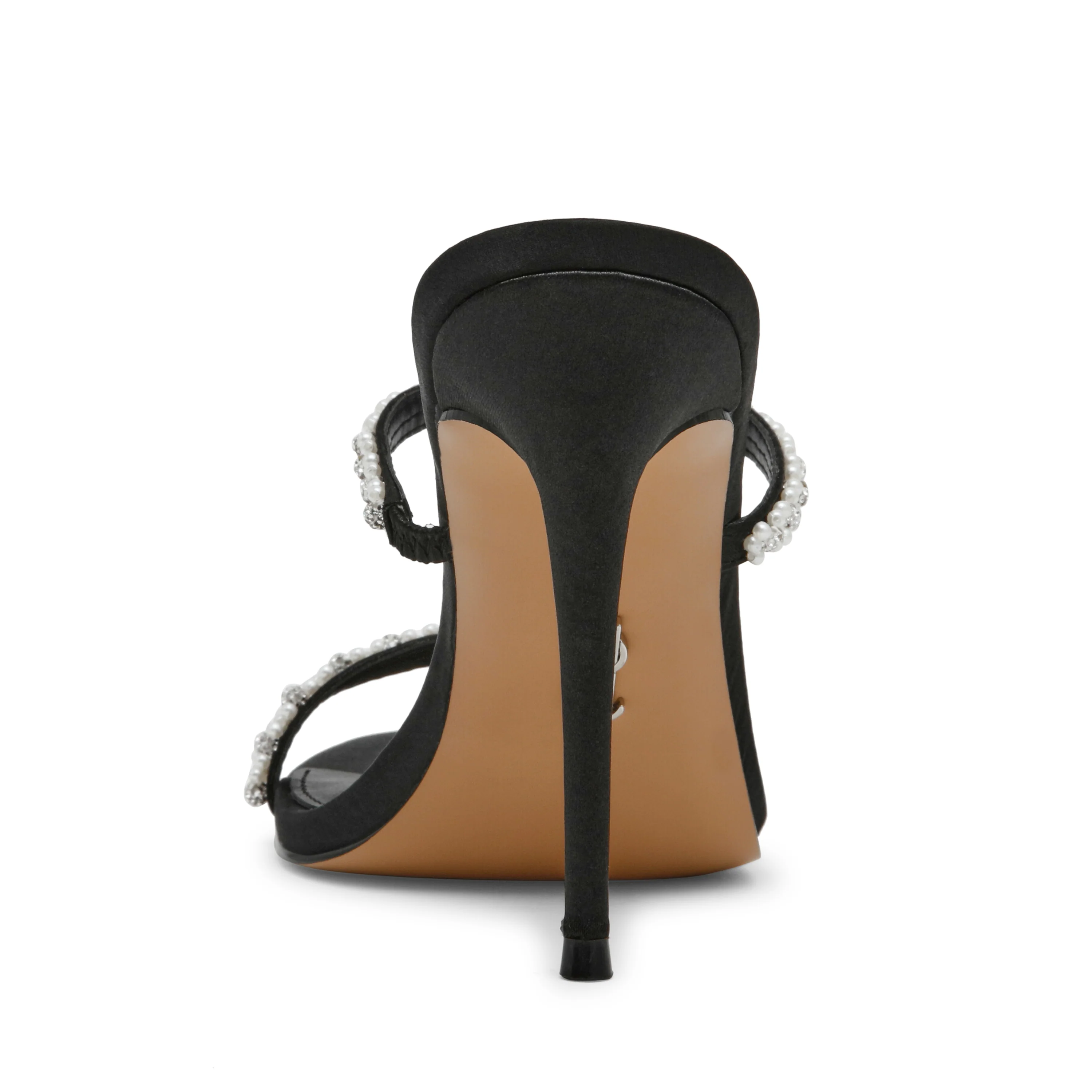 Bethani Sandal BLK SATIN - Image 5