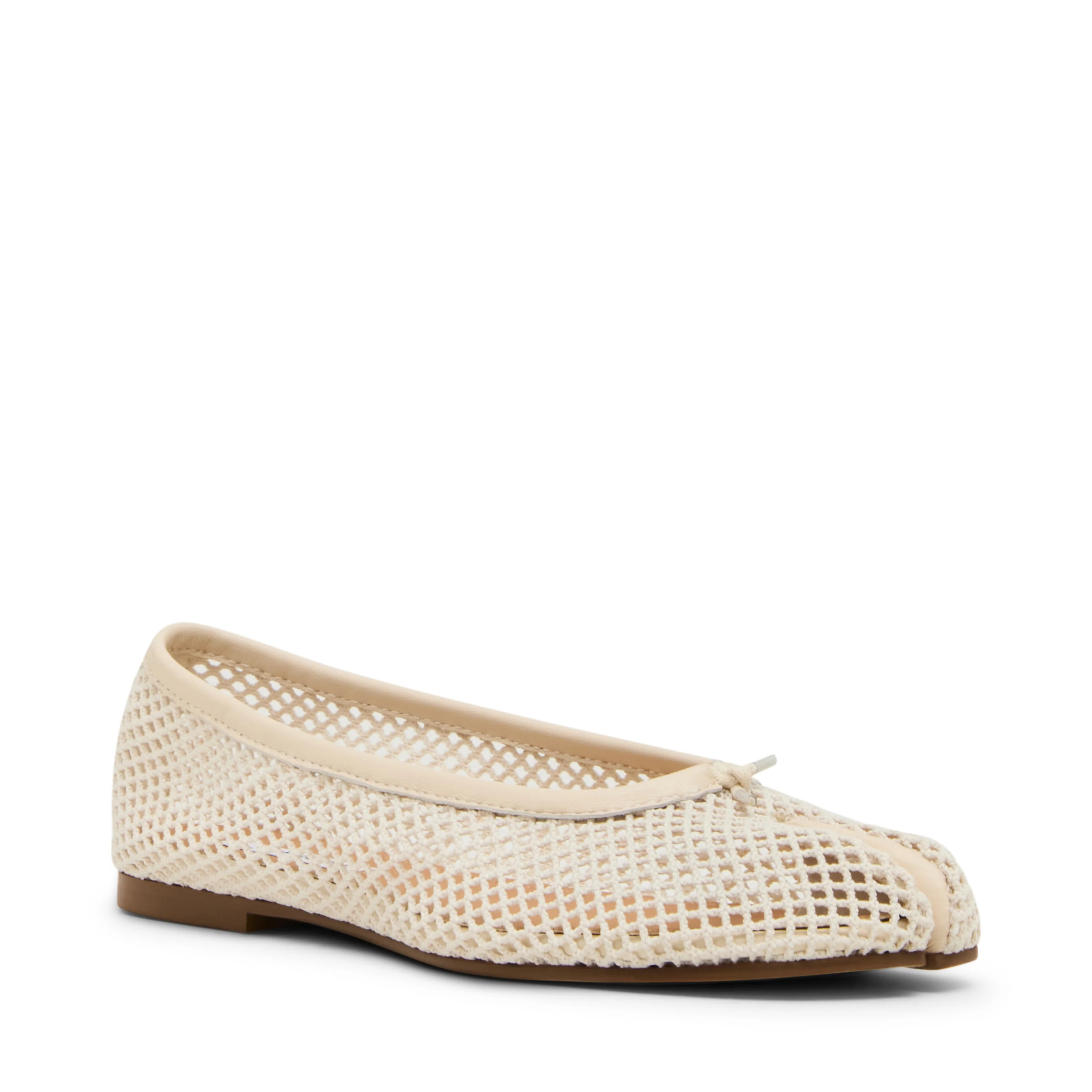 Calico-Mesh Flat Shoe BONE - Image 2