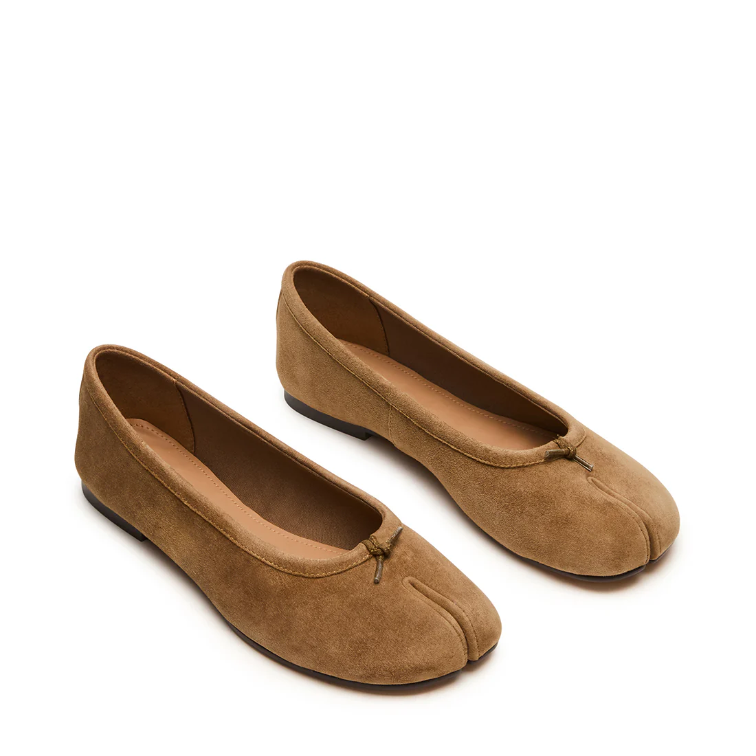 Carin Flat Shoe TAUPE SUEDE - Image 2