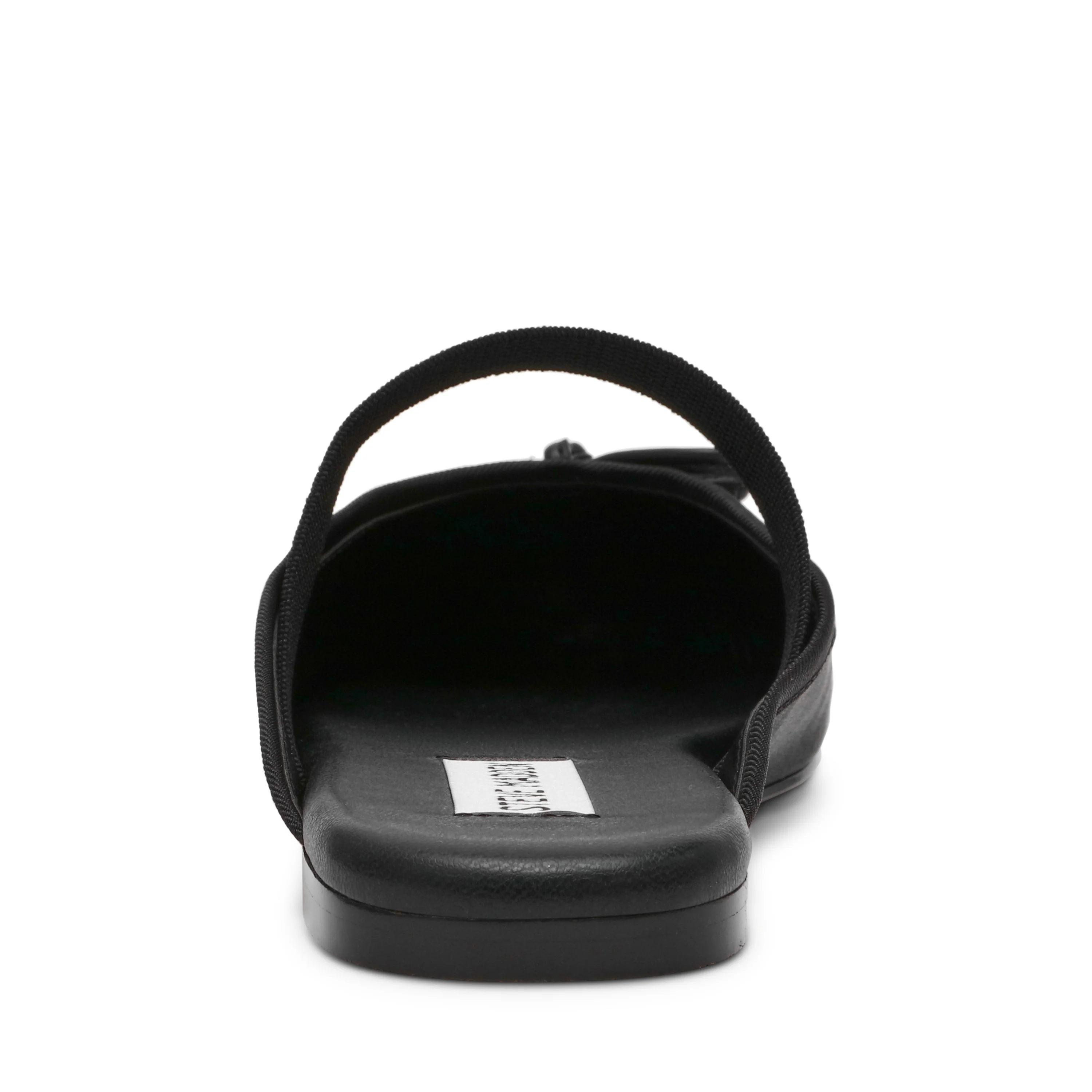 Cutesy Flat Shoe BLK SATIN - Image 4