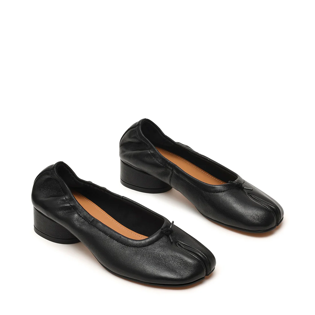 Cyra Flat Shoe BLACK LEATHER - Image 2