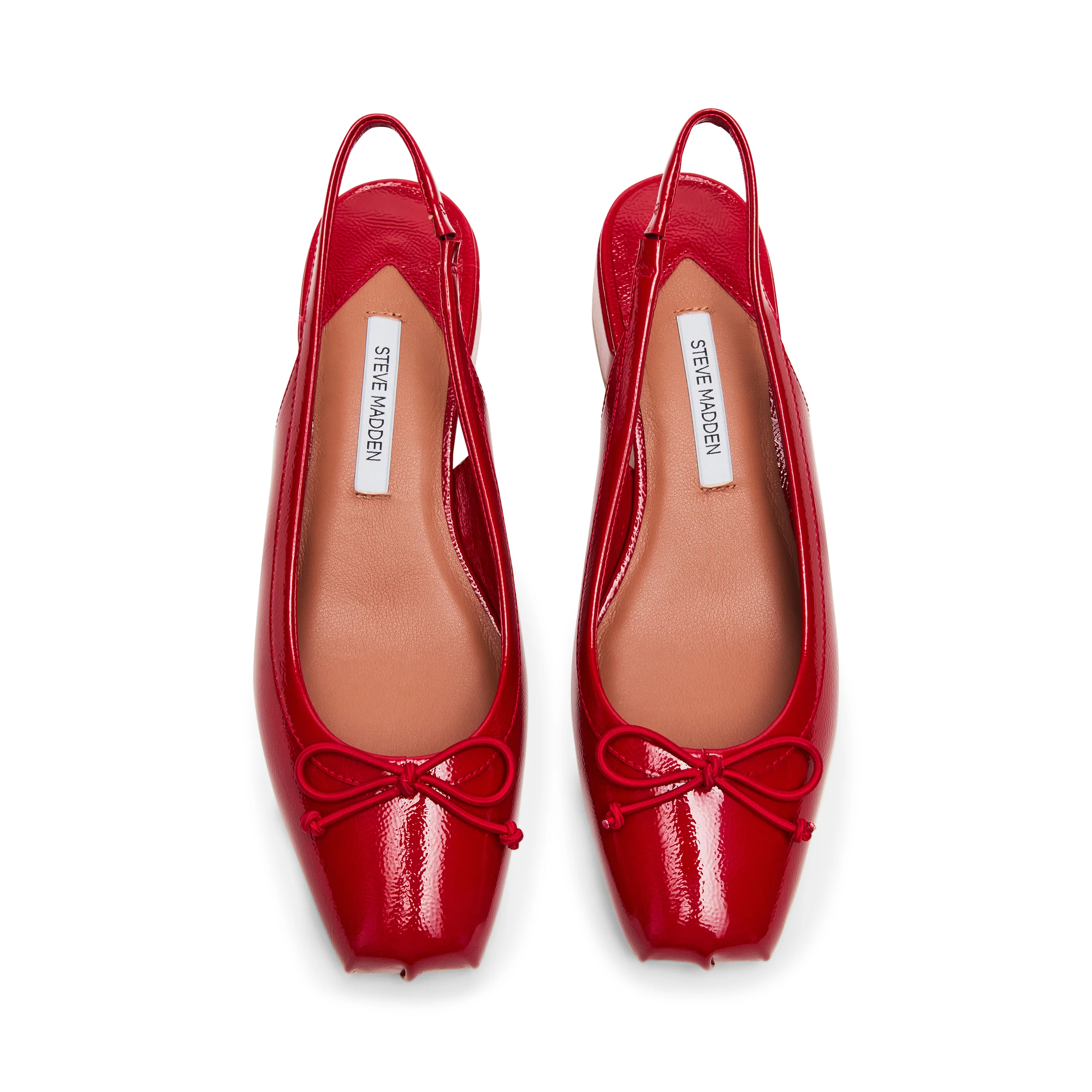 Loved Flat Shoe RED CRINKLE PAT - Image 4