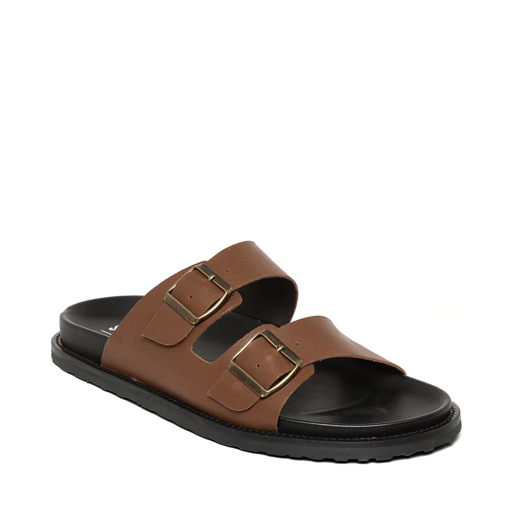 Magnus Slide BROWN LEATHER - Image 2