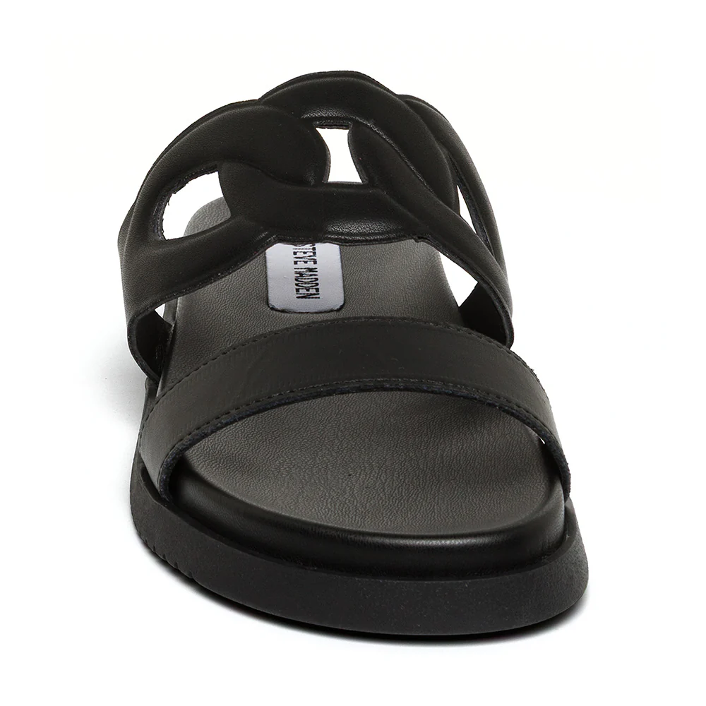 Myrtle Sandal BLACK LEATHER - Image 3