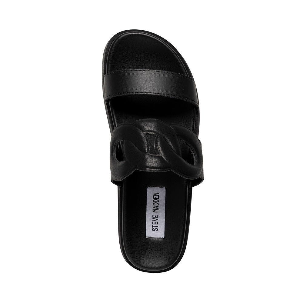 Myrtle Sandal BLACK LEATHER - Image 5
