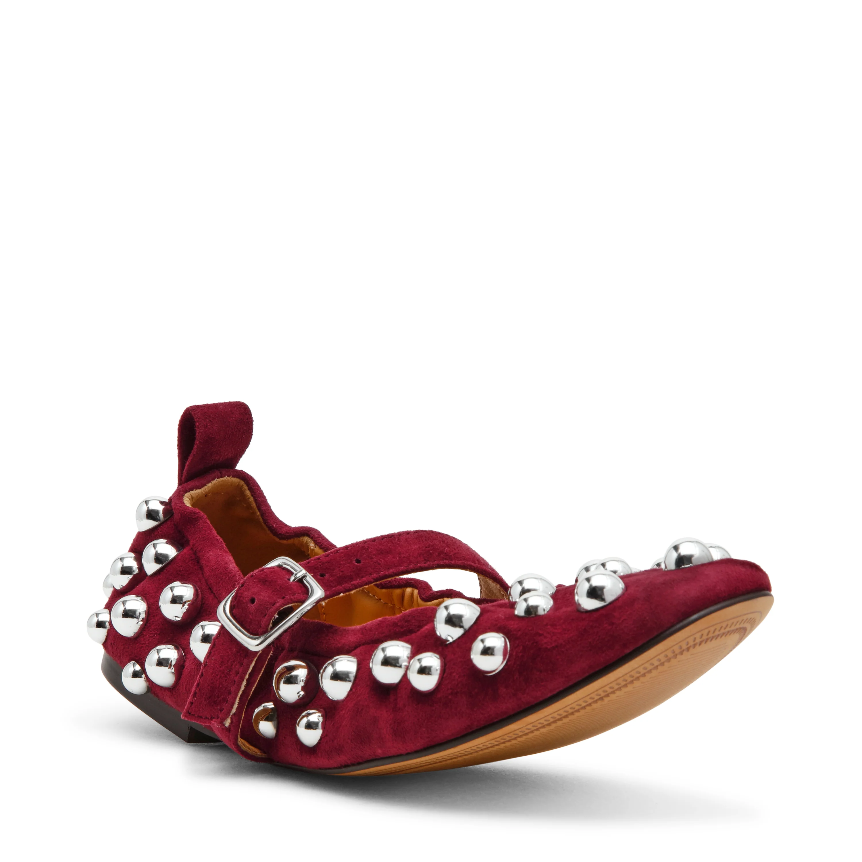 Sunrays Flat Shoe BURG SUEDE - Image 2